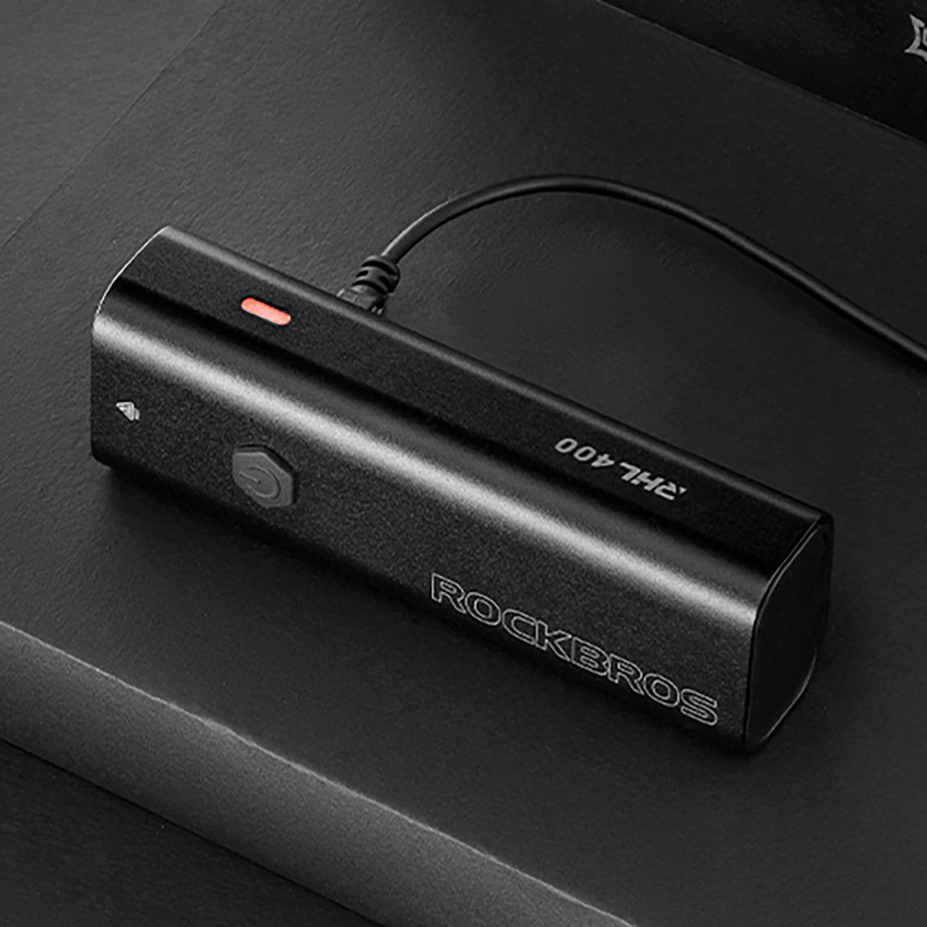 Rockbros 24310006001 front bicycle light 400 lm + micro USB cable - USB-A - black_10