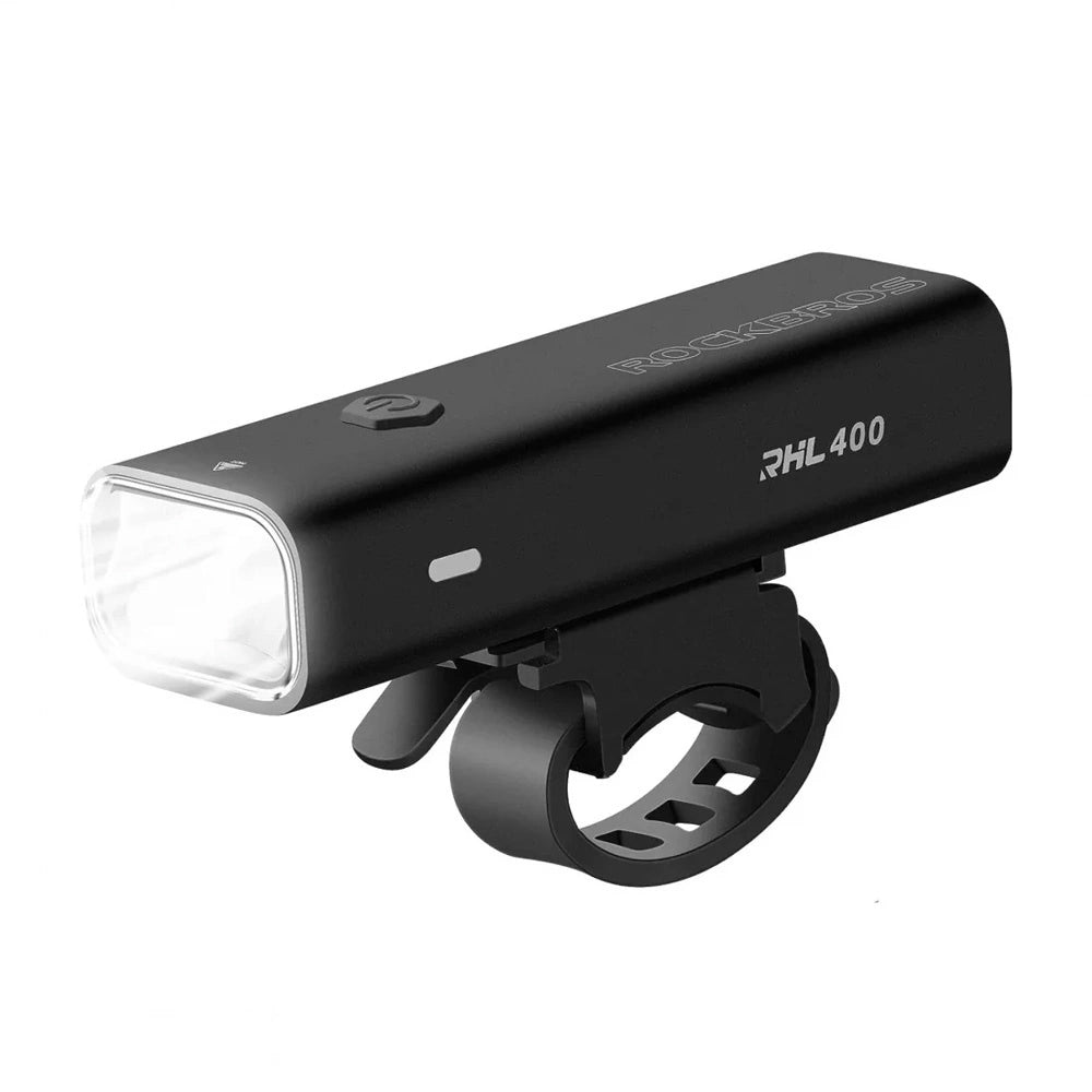 Rockbros 24310006001 front bicycle light 400 lm + micro USB cable - USB-A - black_0