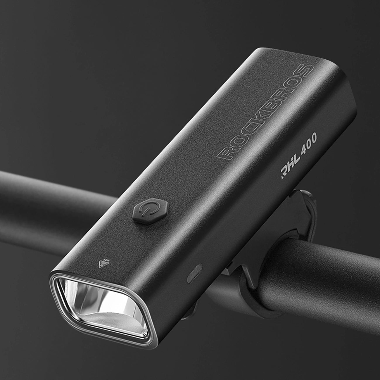 Rockbros 24310006001 front bicycle light 400 lm + micro USB cable - USB-A - black_4