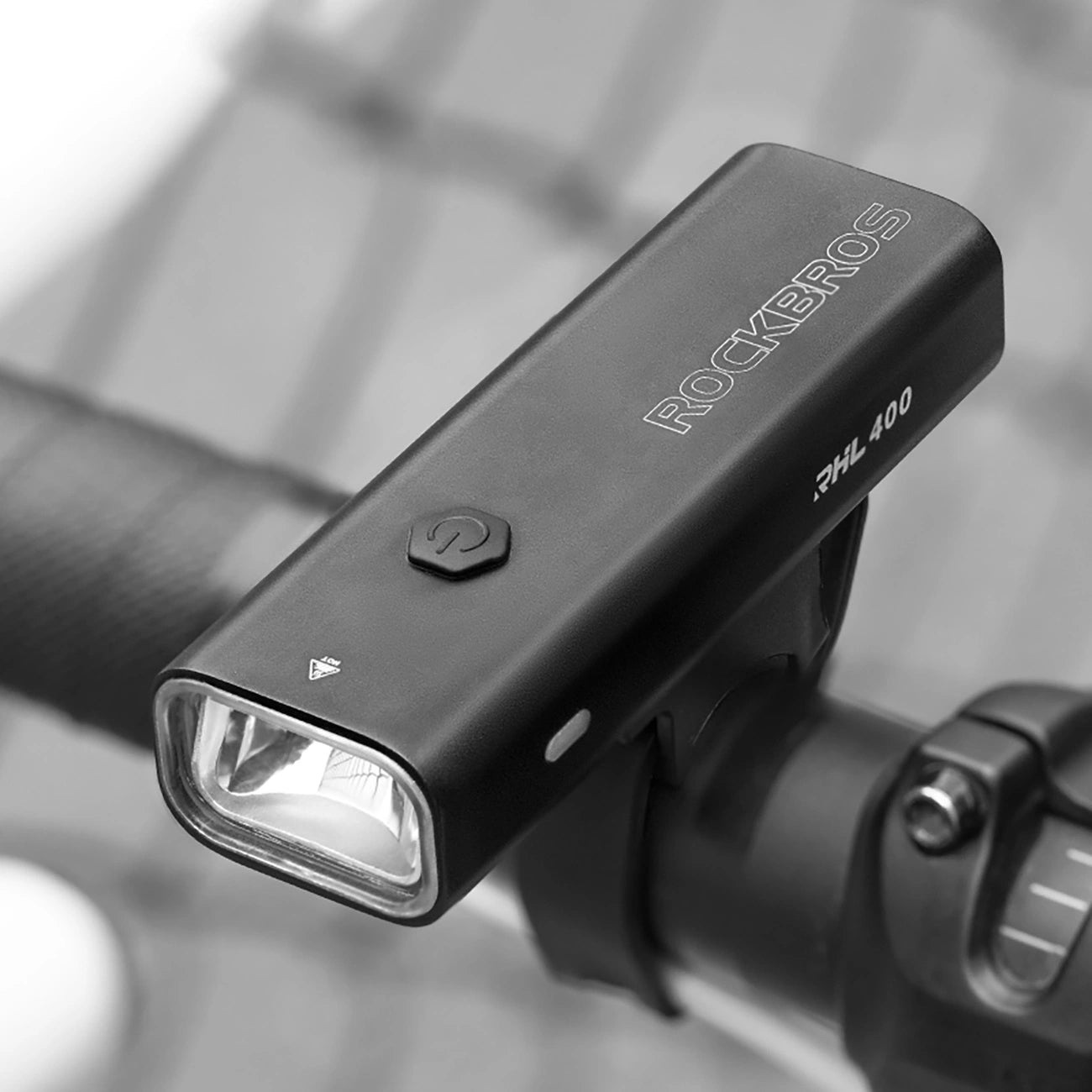Rockbros 24310006001 front bicycle light 400 lm + micro USB cable - USB-A - black_5