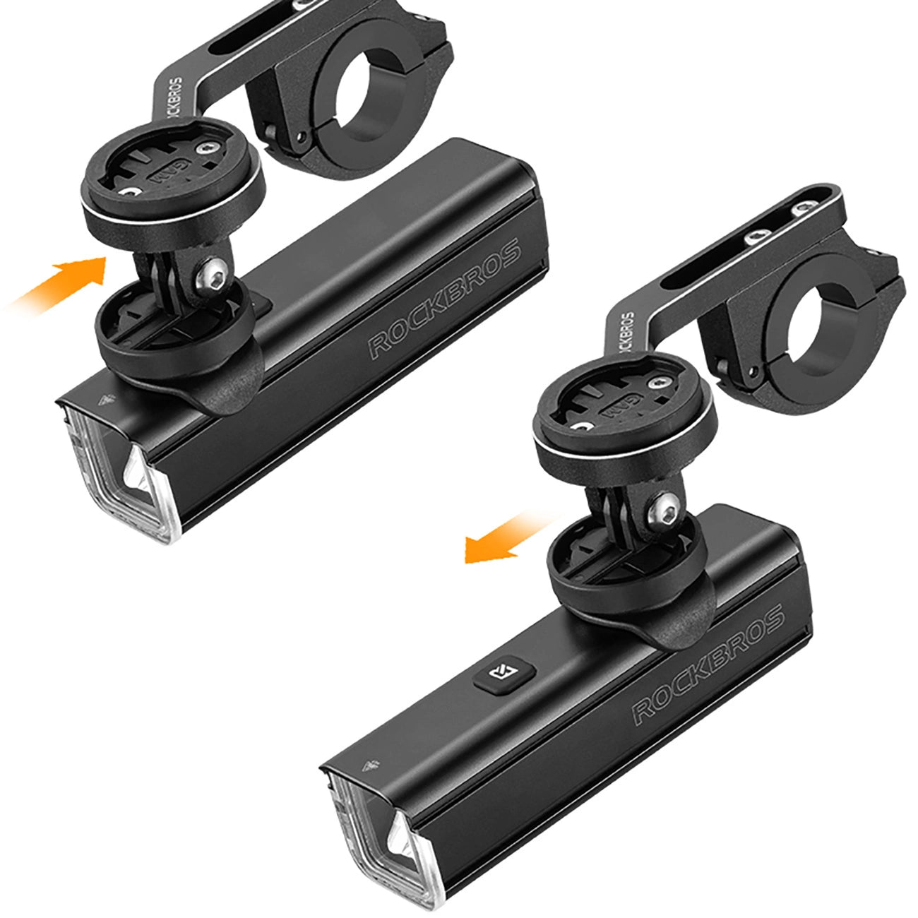 Rockbros 24610002001 front bicycle light 1000 lm + USB-C - USB-A cable - black_12