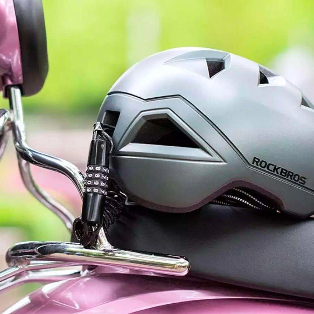 Rockbros T609 bicycle lock with 1.5 m combination - black_4