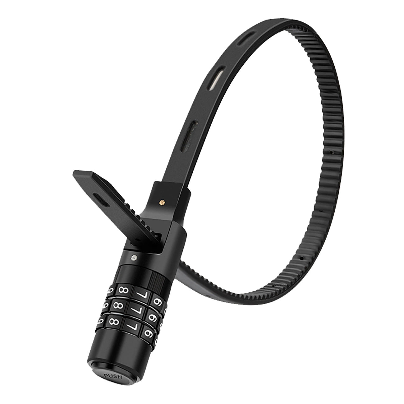 Rockbros 3240001001 bicycle lock for 0.5 m combination - black_0