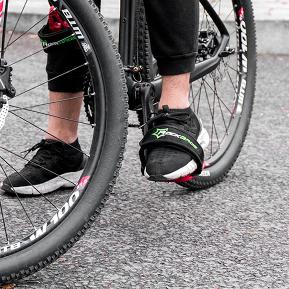 Rockbros GZT1001 bicycle pedal straps - black_6