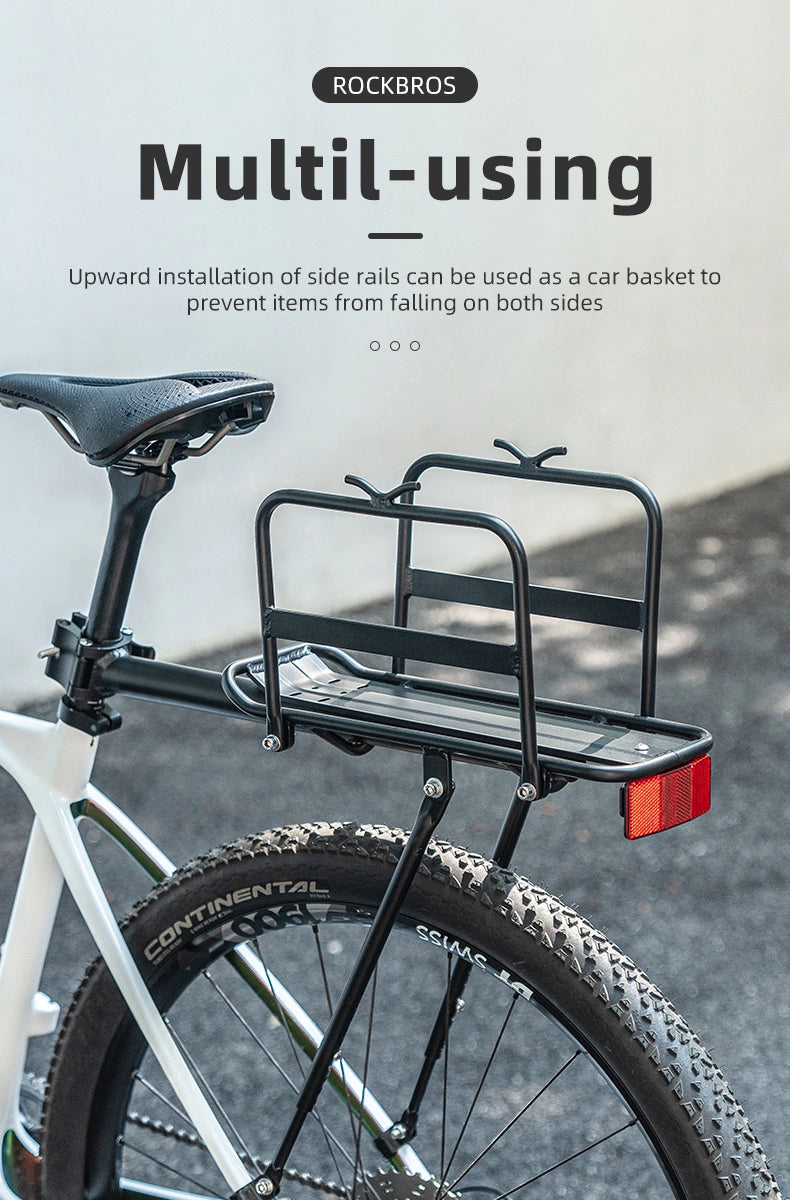 Rockbros 33210004001 bicycle rack with shelf - black_14