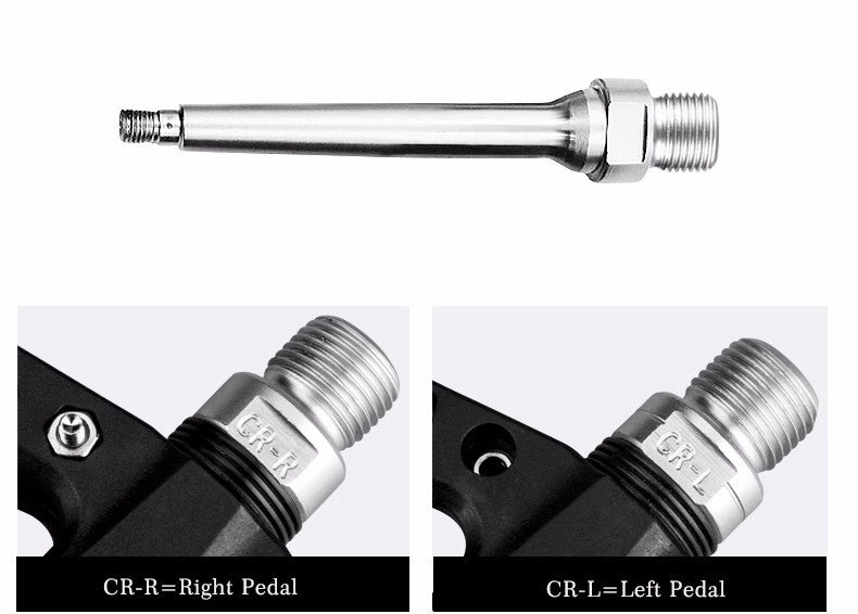 Rockbros 2017-12CBK Nylon Bicycle Pedal Set - Black_8