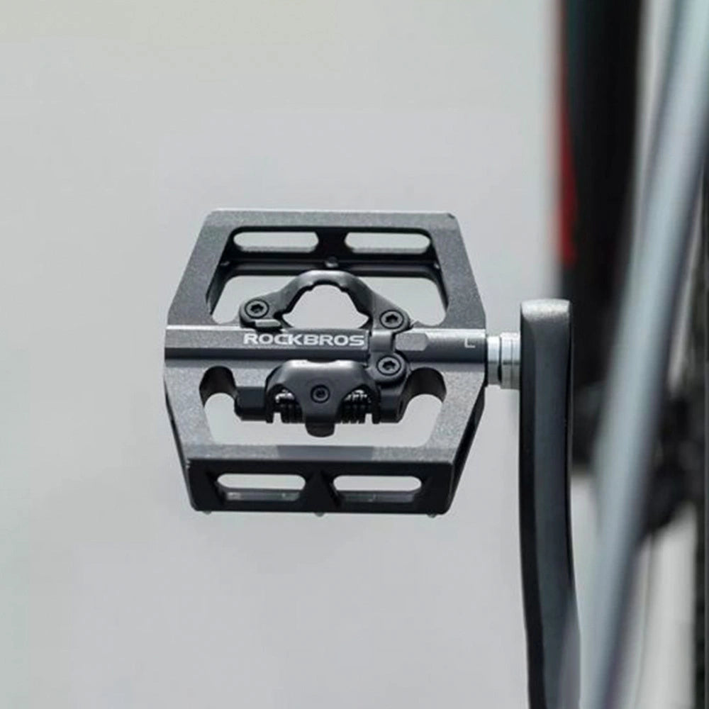 Rockbros PD15-BK Aluminum Alloy Bicycle Pedal Set - Black_5