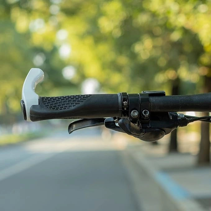 Rockbros BT1007W Bicycle Holder Set with Horns - White_4