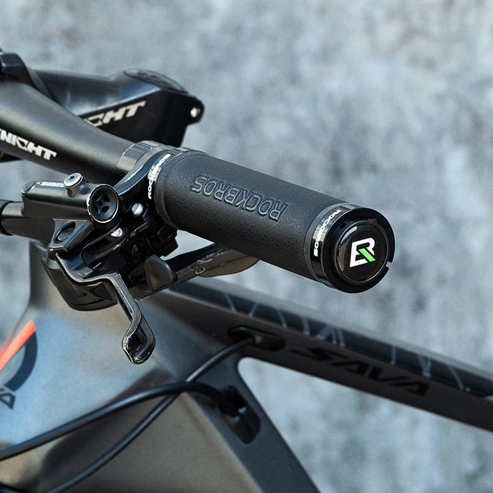 Rockbros 40210003001 microfiber bicycle handlebar grips - black_9