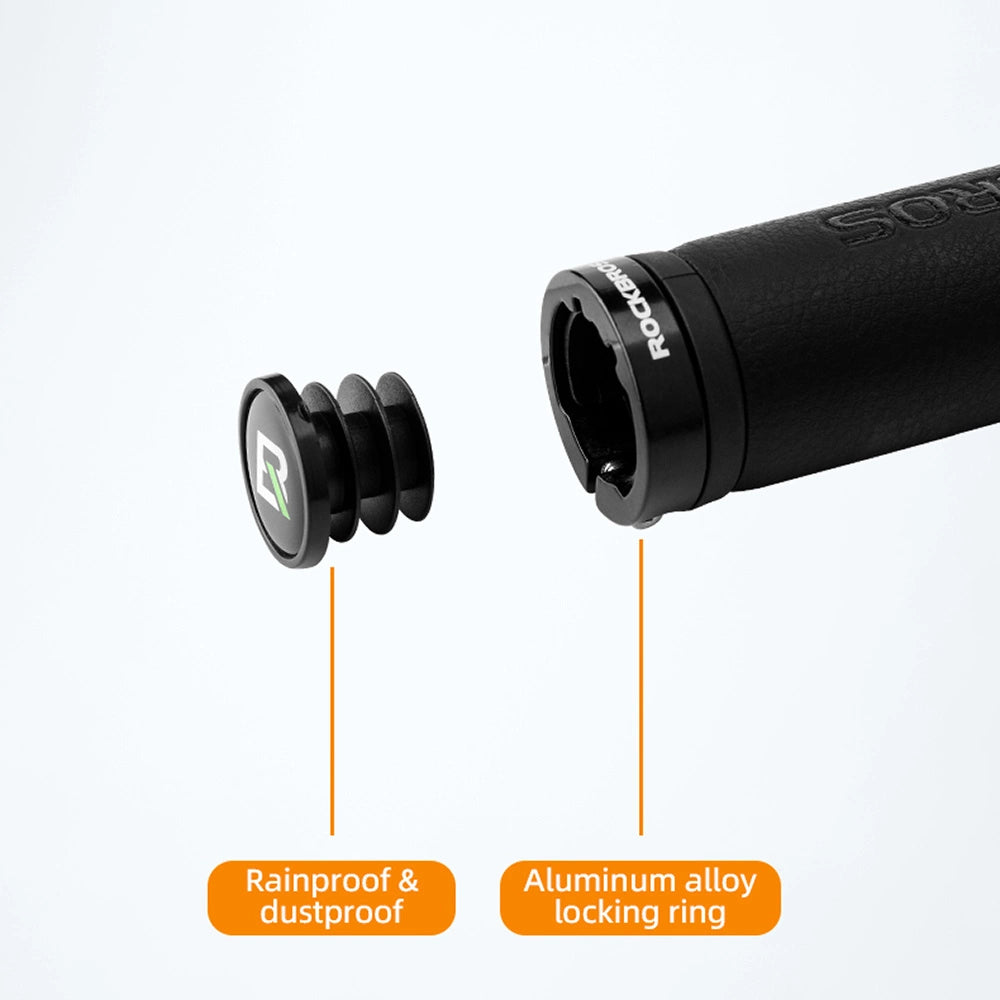 Rockbros 40210003001 microfiber bicycle handlebar grips - black_11