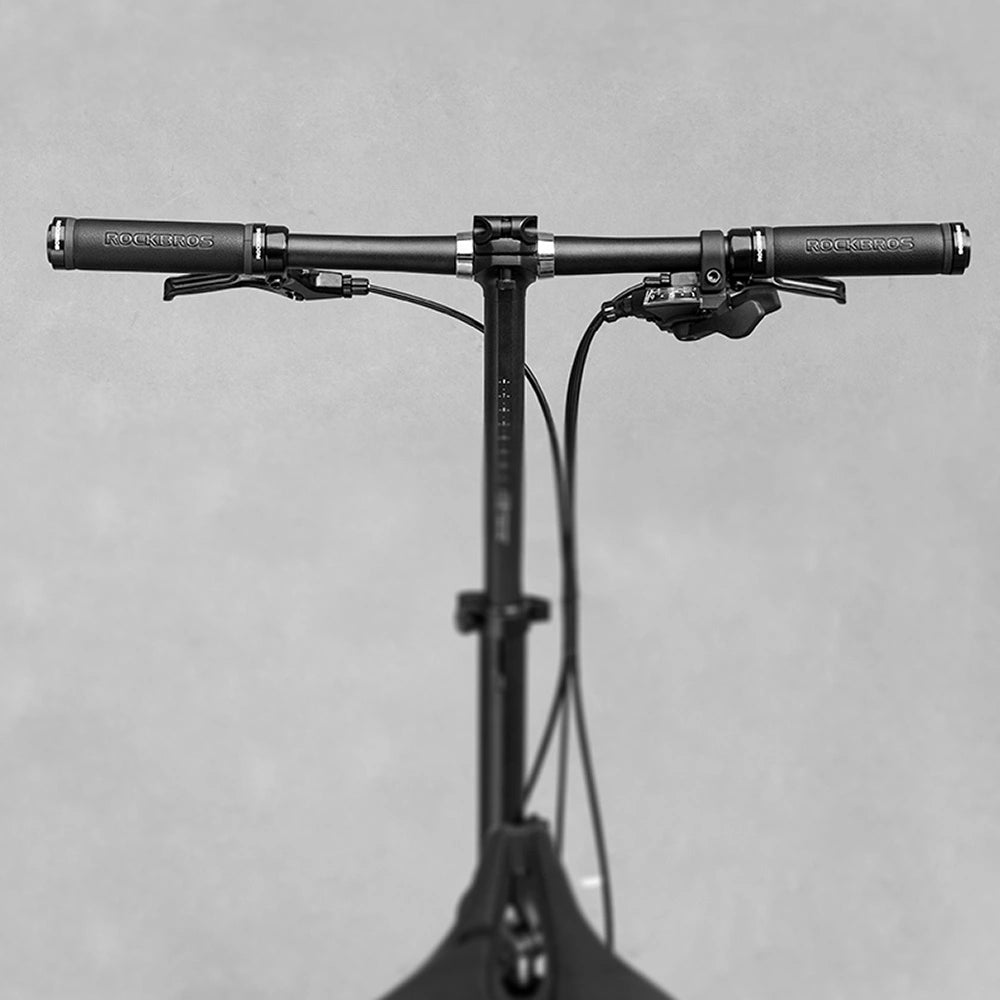 Rockbros 40210003001 microfiber bicycle handlebar grips - black_15
