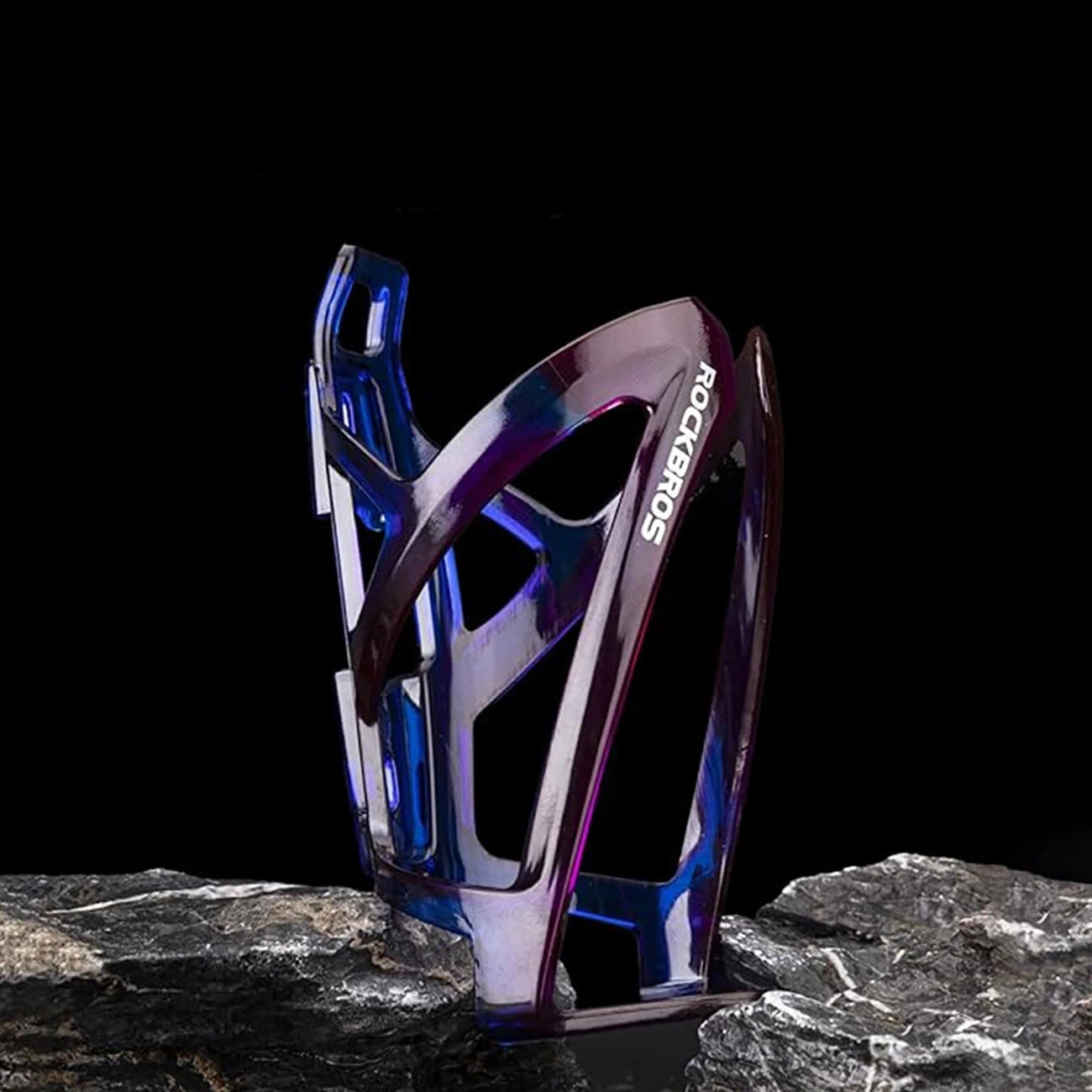 Rockbros FK338 bicycle holder for water bottle - blue and purple_4