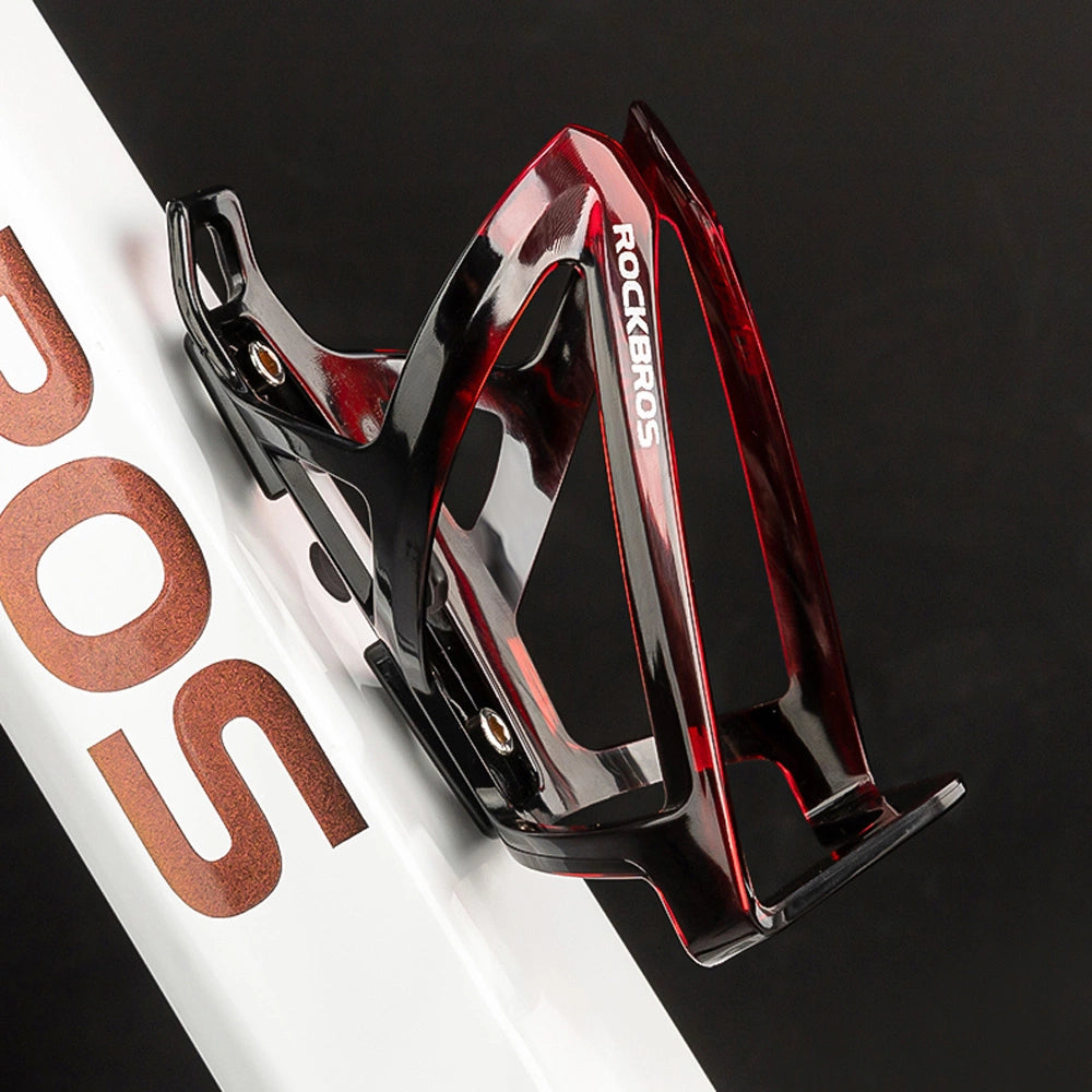 Rockbros FK338 bicycle holder for water bottle - black and red_4