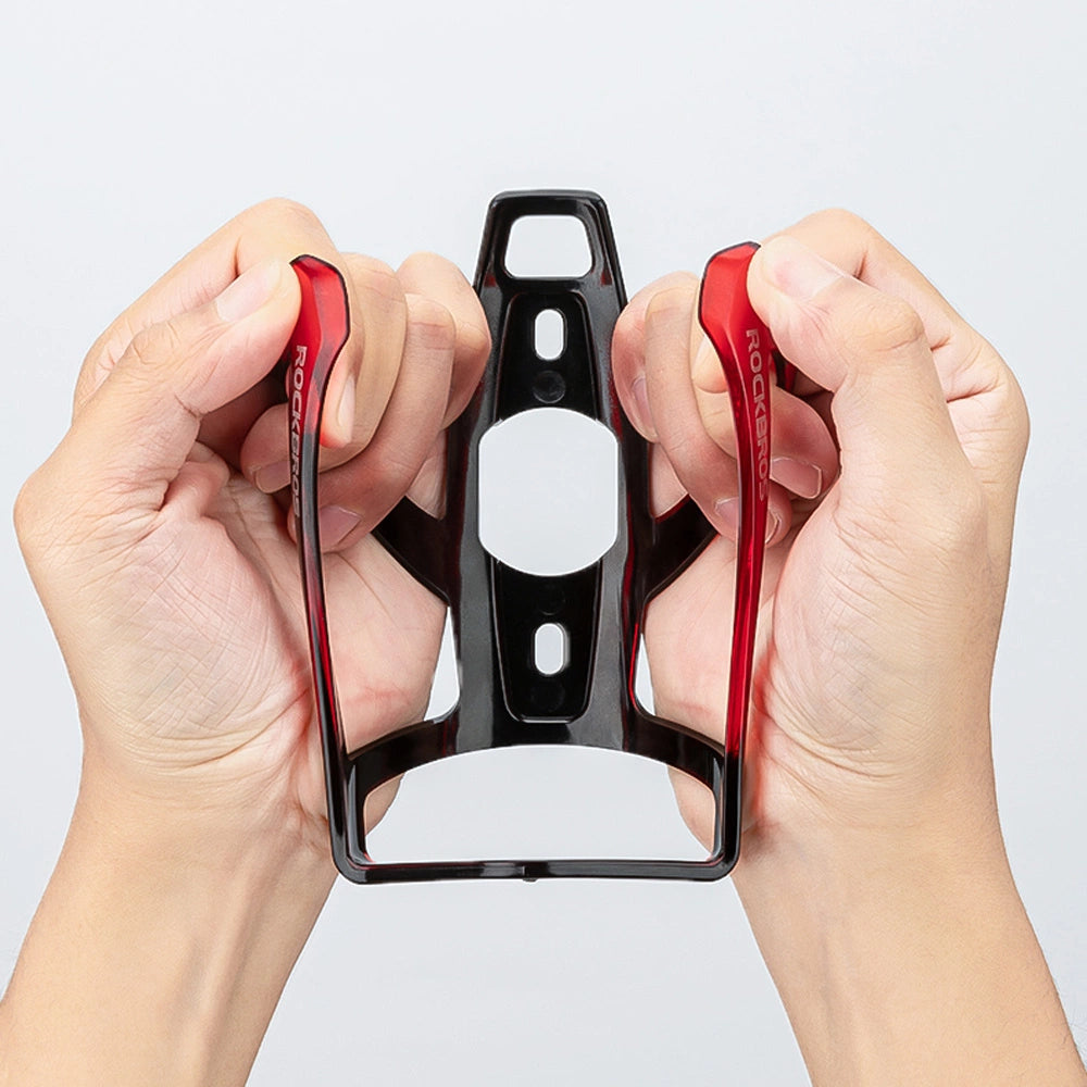 Rockbros FK338 bicycle holder for water bottle - black and red_5