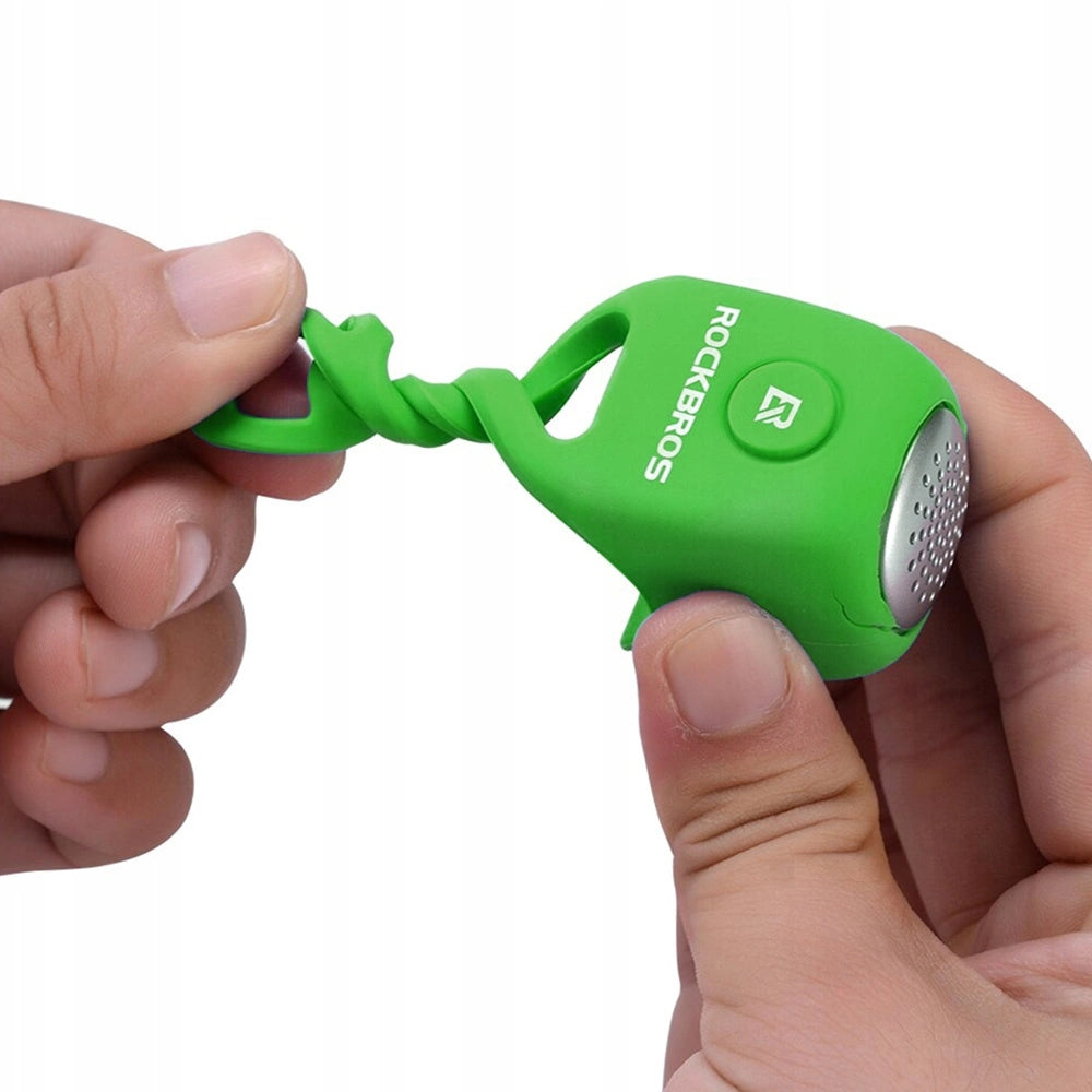 Rockbros CB1709GN electronic bicycle bell - green_4