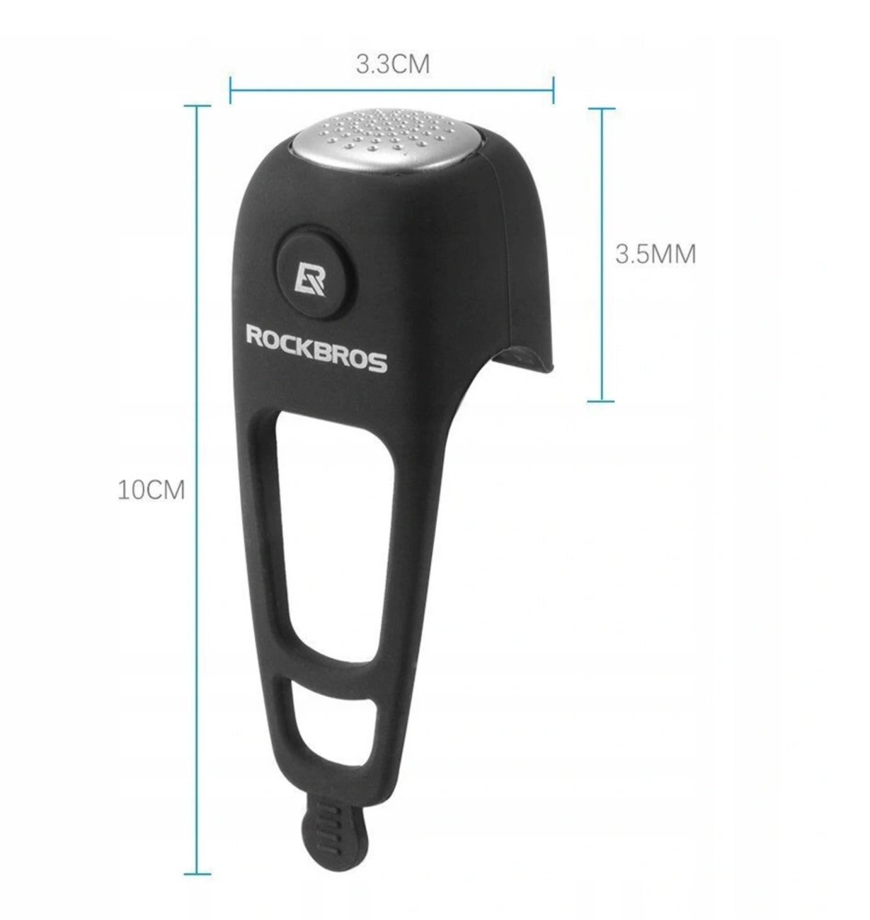 Rockbros CB1709BK electronic bicycle bell - black_3