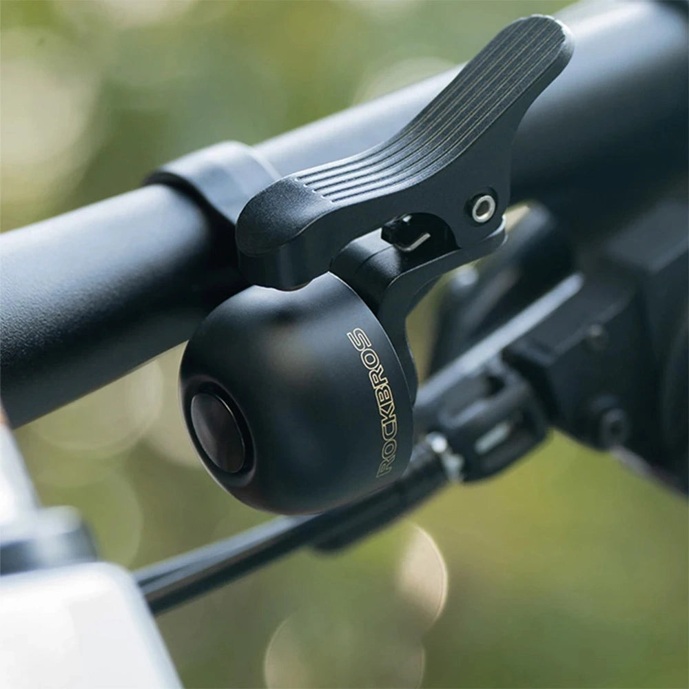 Rockbros 34210007001 bicycle bell for the left side of the handlebar - black_3