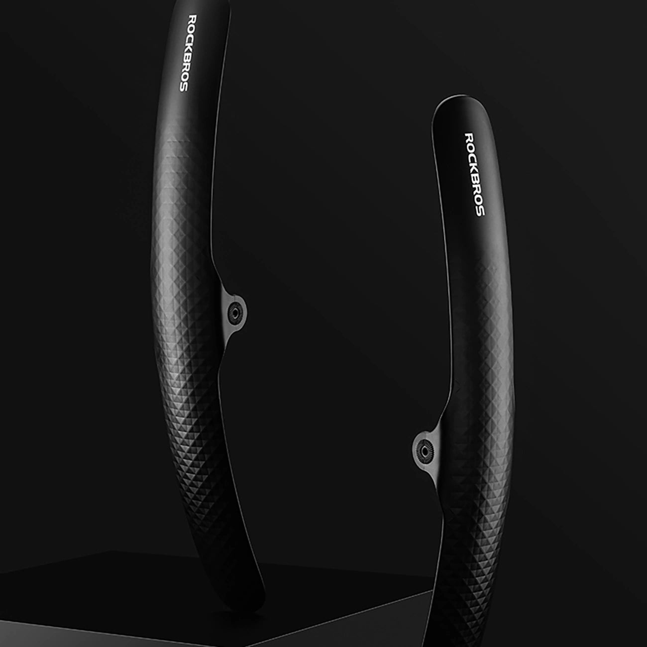 Rockbros 28210007001 bicycle fender, universal, adjustable - black_2