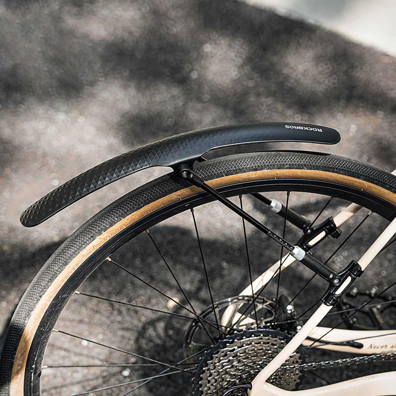 Rockbros 28210007001 bicycle fender, universal, adjustable - black_3