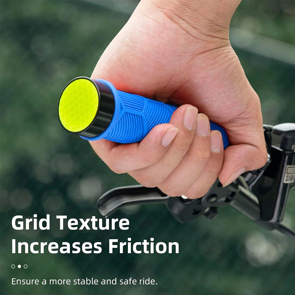 Rockbros 40720007003 bicycle grips with reflector - blue_1
