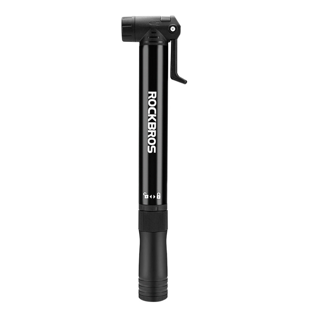 Rockbros 42320010001 Bicycle Pump Hand + Screwdriver - Black_0
