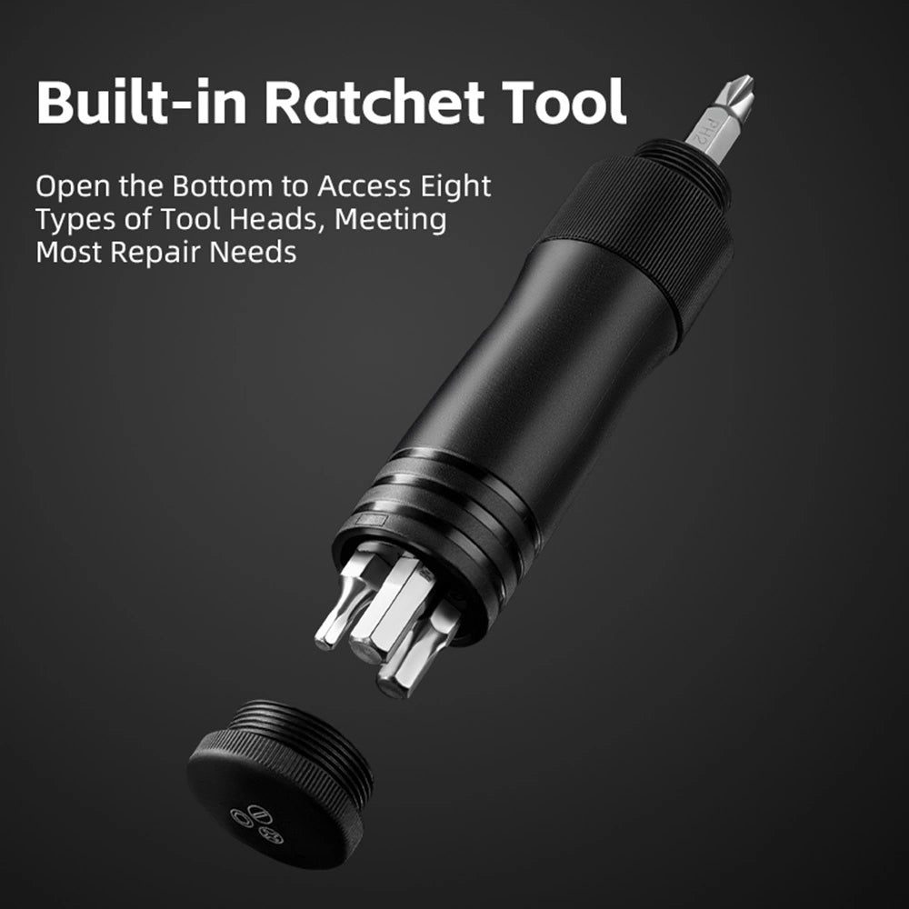 Rockbros 42320010001 Bicycle Pump Hand + Screwdriver - Black_7