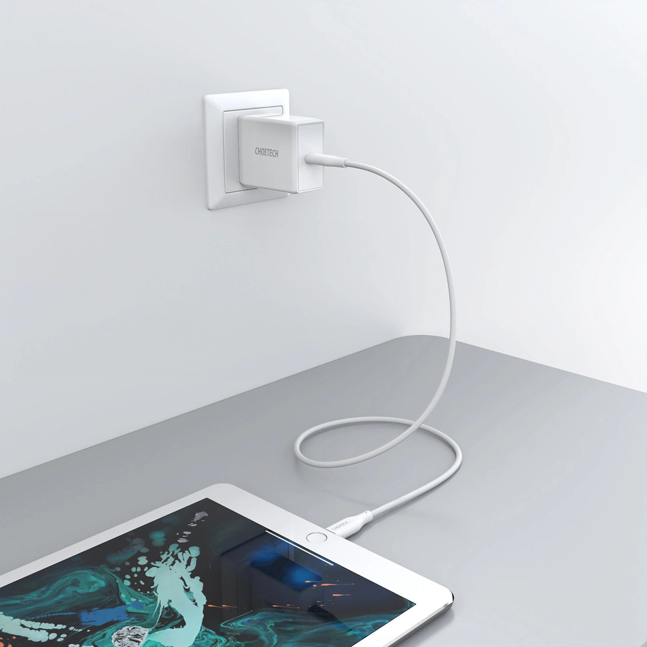 Choetech IP0040 USB-C / Lightning MFi PD 30W 1.2m cable - white_9