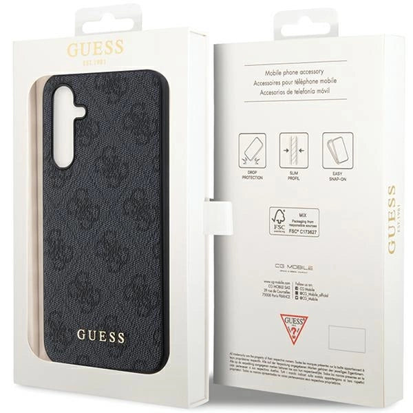 Guess GUHCS23FEG4GFGR S23 FE S711 gray/gray hardcase 4G Metal Gold Logo_7