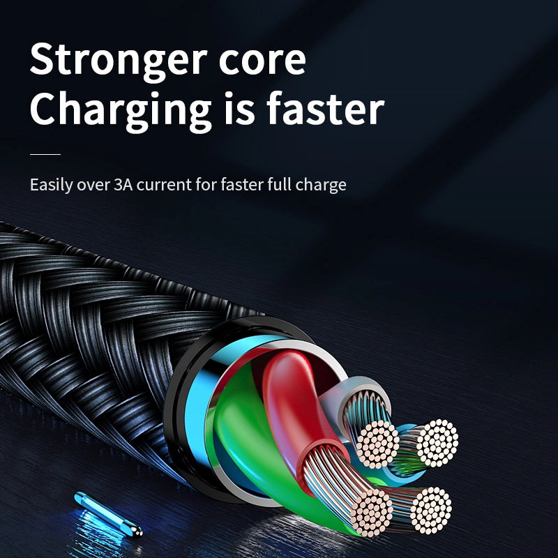 Micro USB 3A Fast Charging Cable 1.2m Joyroom S-M411 (black)_2