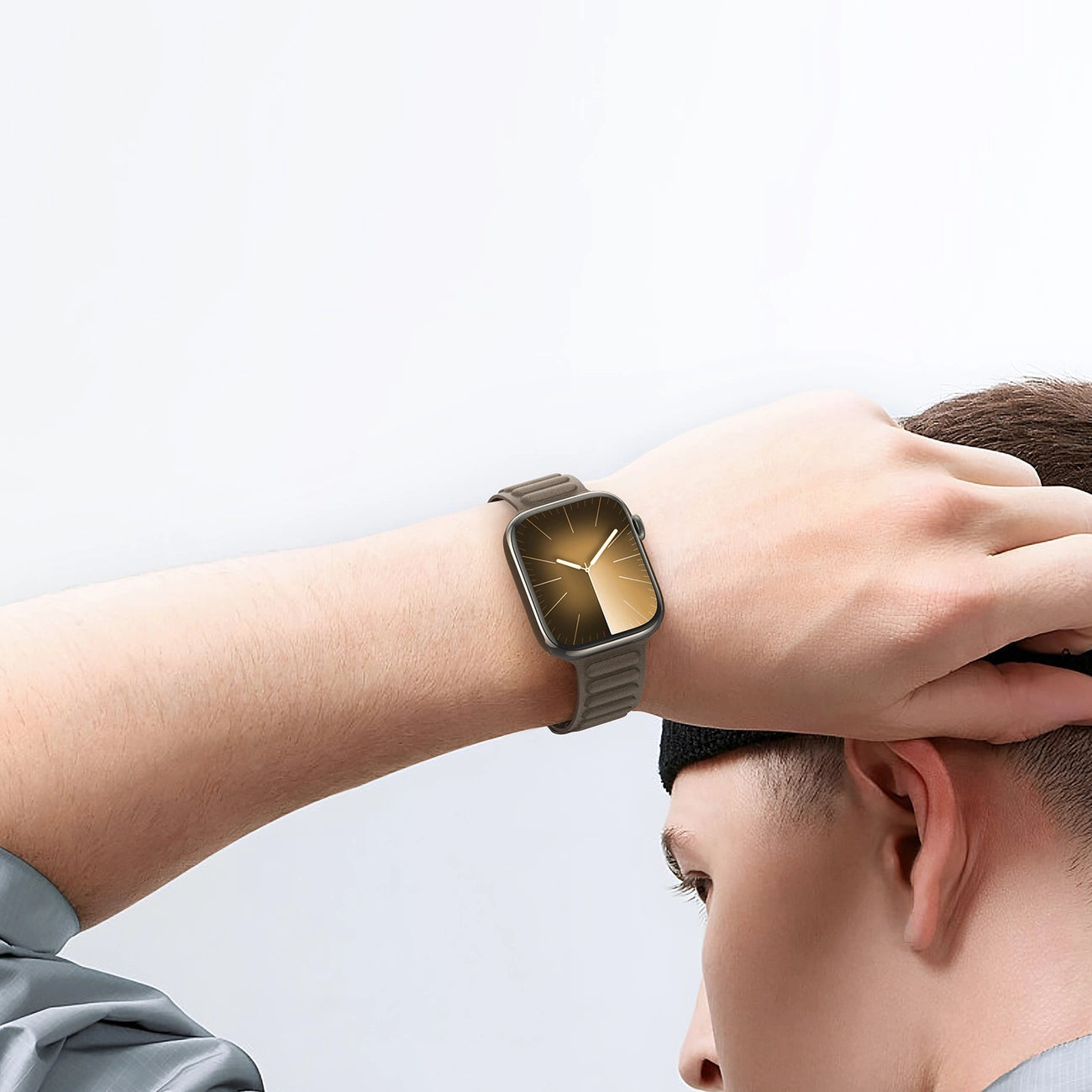 Dux Ducis Strap BL Magnetic Strap for Apple Watch 38 / 40 / 41 mm - Dark Gray_9