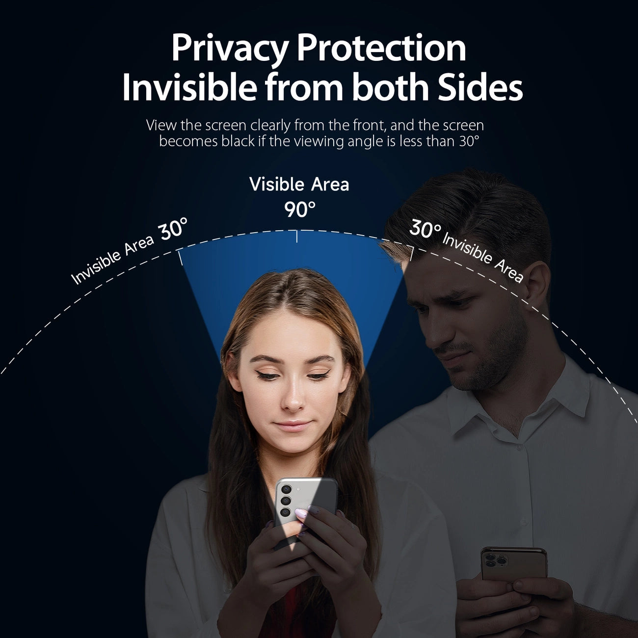 Dux Ducis Glass Privacy for Samsung S24 - with black frame_2