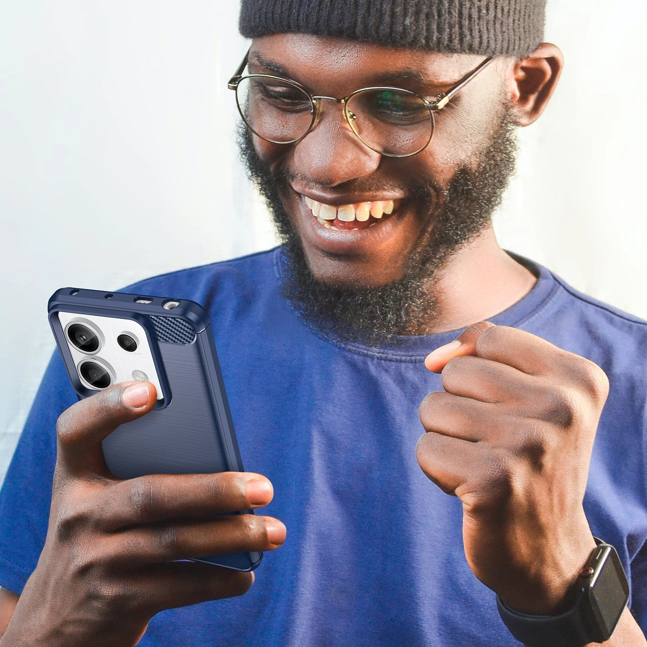 Carbon Case for Xiaomi Redmi Note 13 Pro - blue_6