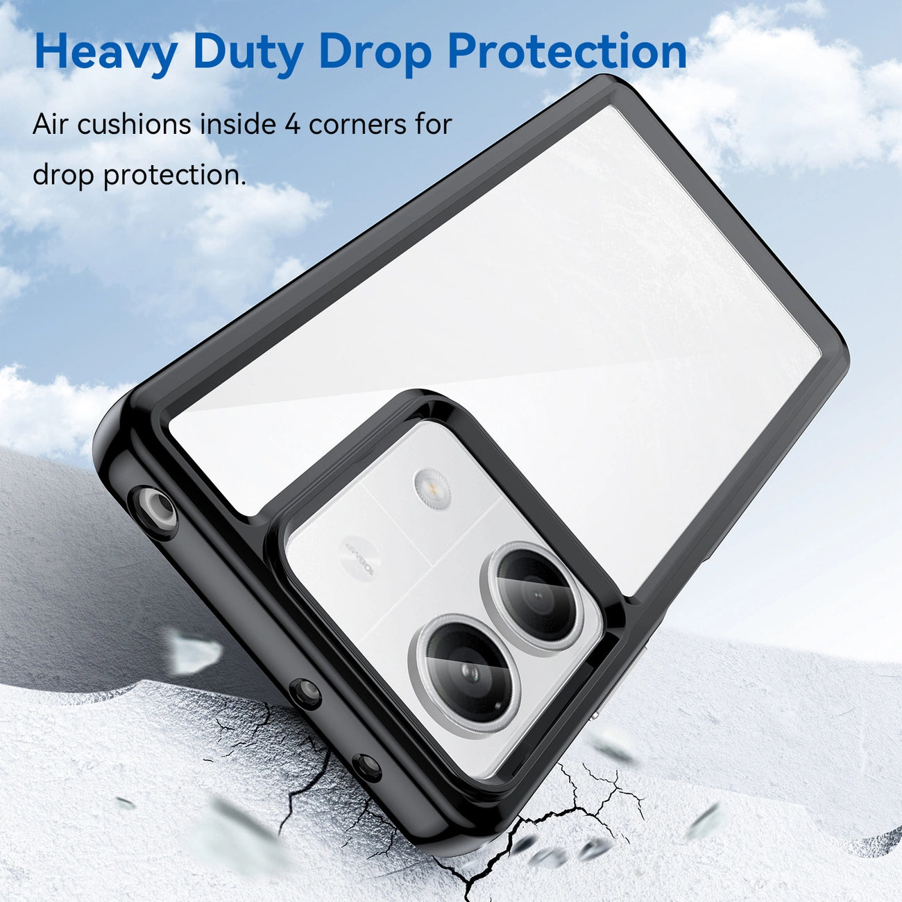 Outer Space Case with gel frame for Xiaomi Redmi Note 13 Pro - black_2