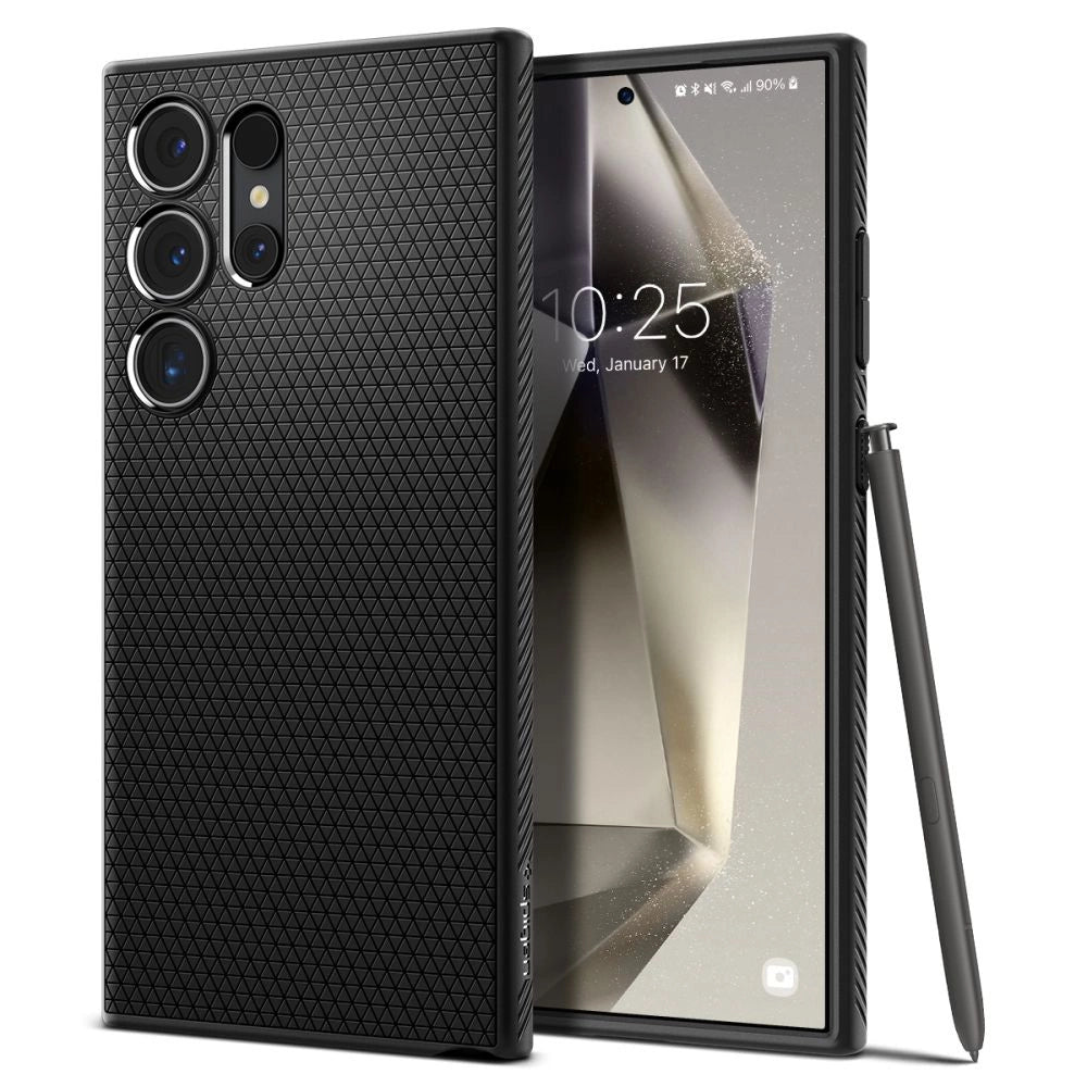 Spigen Liquid Air Case for Samsung Galaxy S24 Ultra - Matte Black_0