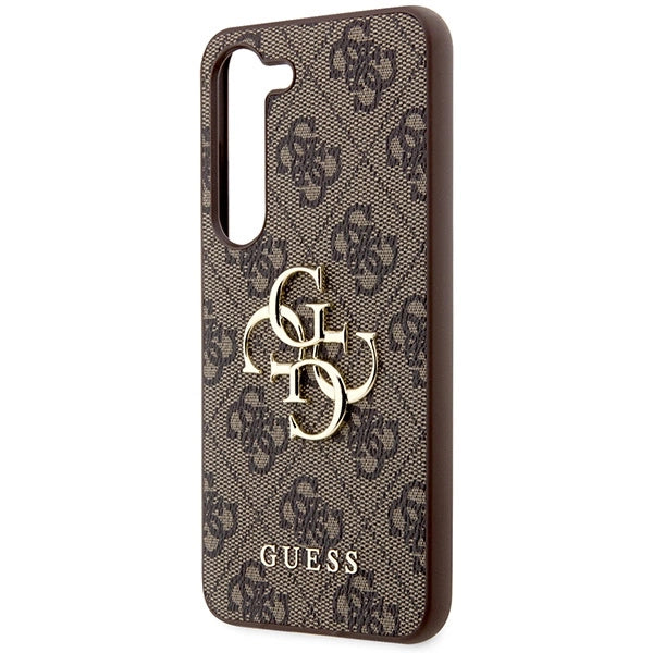 Guess 4G Big Metal Logo case for Samsung Galaxy S24+ - brown_5