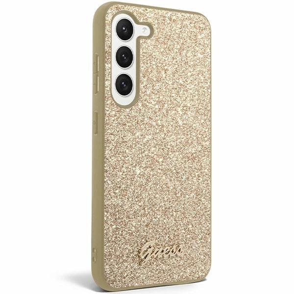 Guess Glitter Script case for Samsung Galaxy S24+ - gold_2
