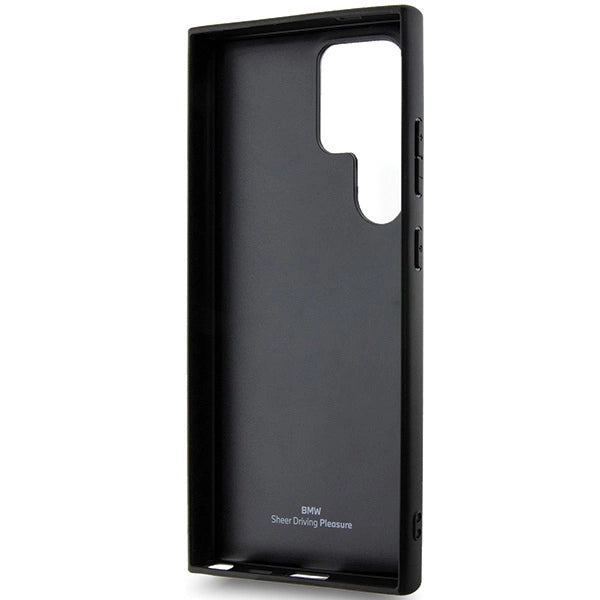 BMW BMHCS24L23RCGPK S24 Ultra S928 black/black hardcase Signature Leather Crossing Lines Pattern_6