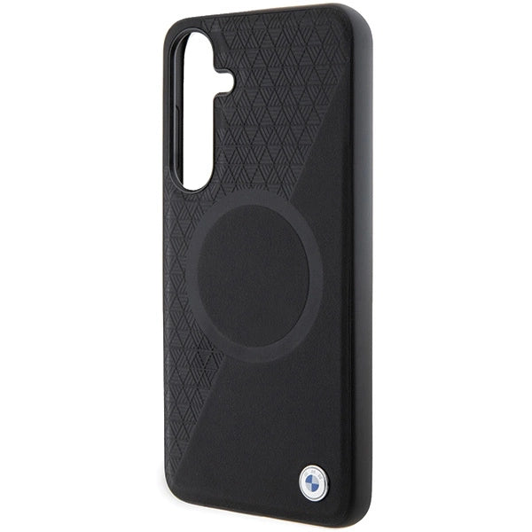 BMW BMHMS24M23RTPK S24+ S926 black/black hardcase Signature Leather Half Textured & Circle MagSafe_5