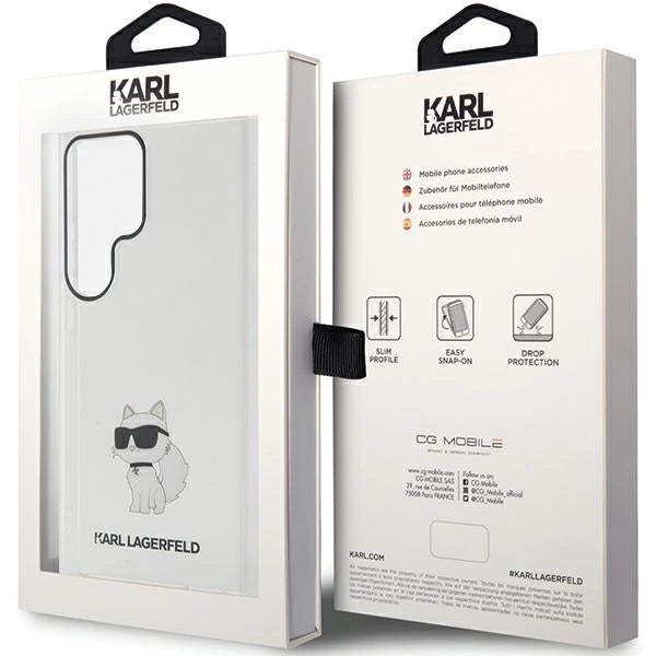Karl Lagerfeld IML Choupette case for Samsung Galaxy S24 Ultra - transparent_7