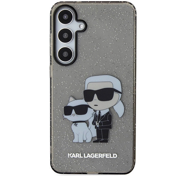 Karl Lagerfeld KLHCS24MHNKCTGK S24+ S926 black/black hardcase Glitter Karl&Choupette_2
