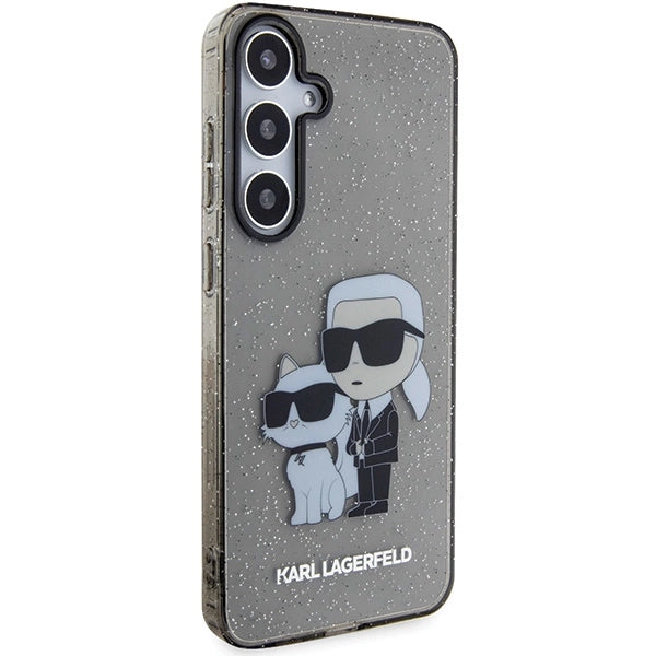 Karl Lagerfeld KLHCS24MHNKCTGK S24+ S926 black/black hardcase Glitter Karl&Choupette_3