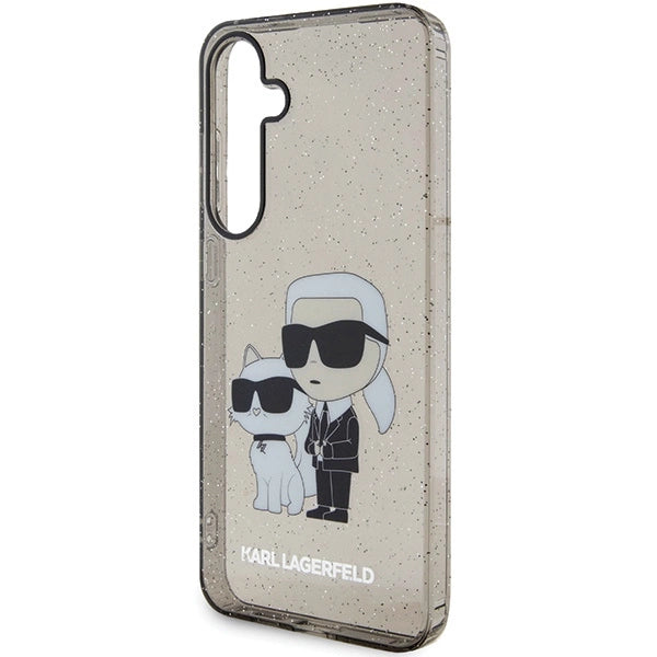 Karl Lagerfeld KLHCS24MHNKCTGK S24+ S926 black/black hardcase Glitter Karl&Choupette_5