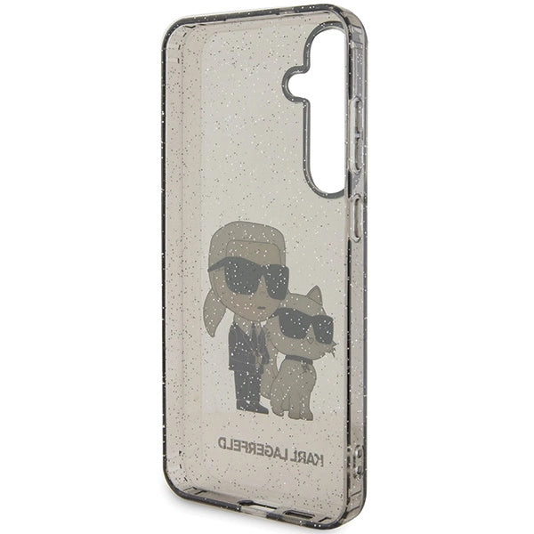 Karl Lagerfeld KLHCS24MHNKCTGK S24+ S926 black/black hardcase Glitter Karl&Choupette_6