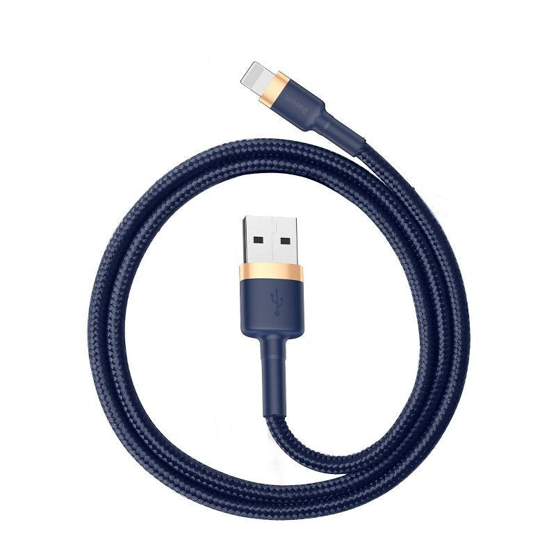 Baseus Cafule Lightning cable 2.4A 1m (Gold+Dark blue)_1