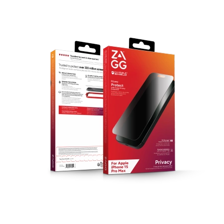 ZAGG InvisibleShield Glass Elite Privacy for iPhone 15 Pro Max_2