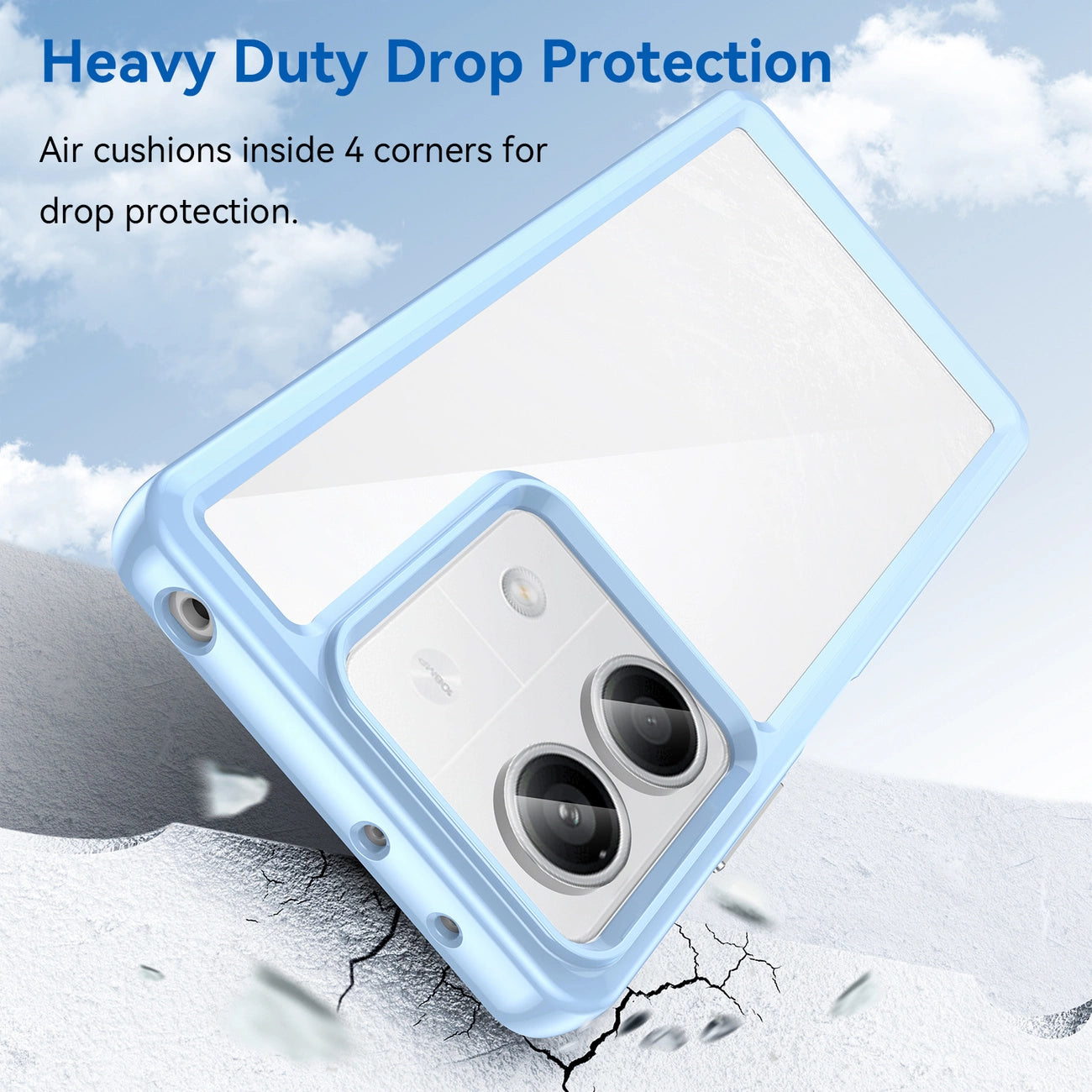 Outer Space Case with gel frame for Xiaomi Redmi Note 13 5G - blue_2