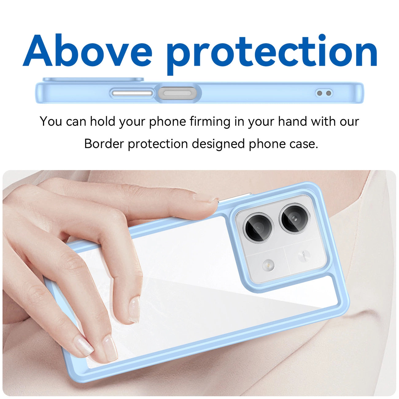 Outer Space Case with gel frame for Xiaomi Redmi Note 13 5G - blue_3