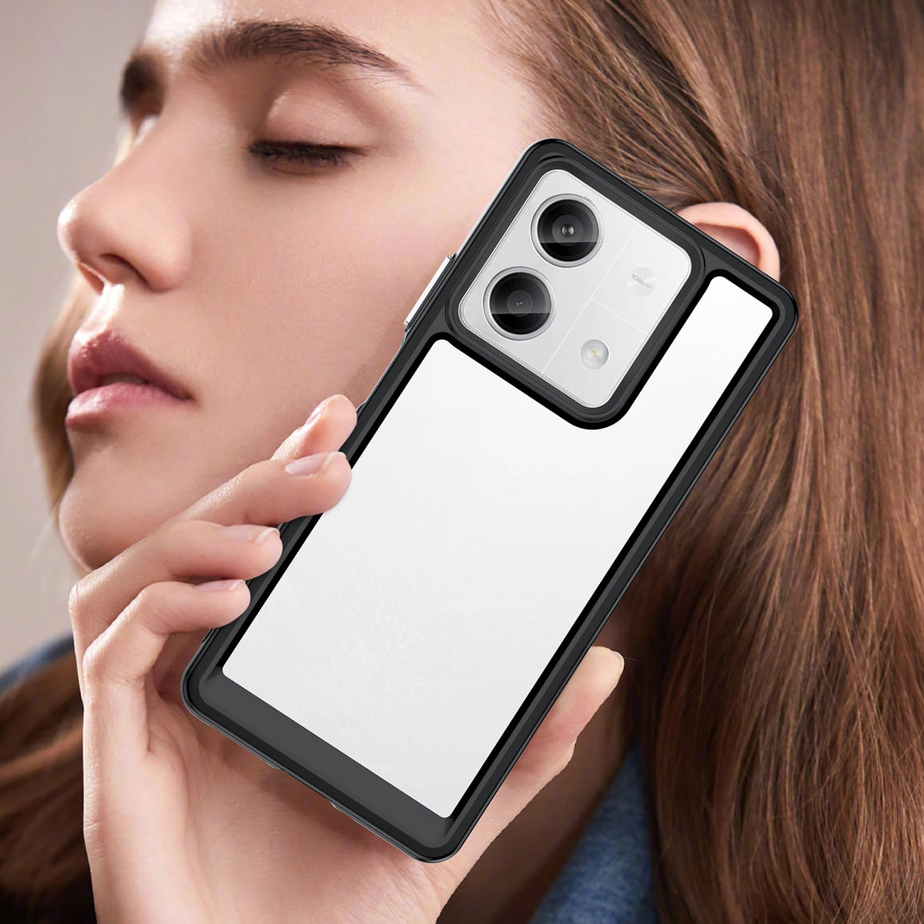 Outer Space Case with gel frame for Xiaomi Redmi Note 13 5G - black_6