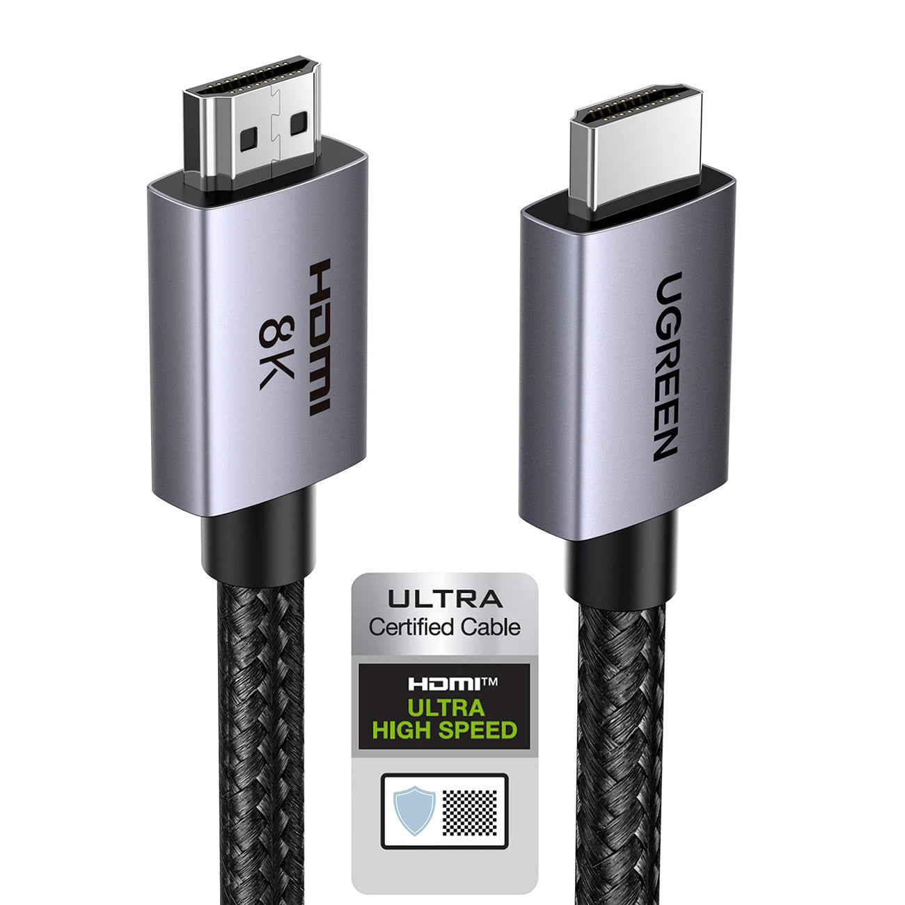 Ugreen HD171 25911 cable with HDMI 2.1 8K connectors certified 3 m - gray_3