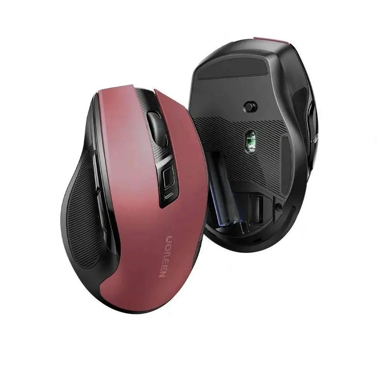 Ugreen MU006 wireless optical mouse USB 2.4GHz / Bluetooth 5.0 4000 DPI - red_2